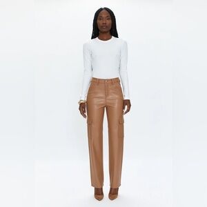 Pistola High Rise Leather Pants